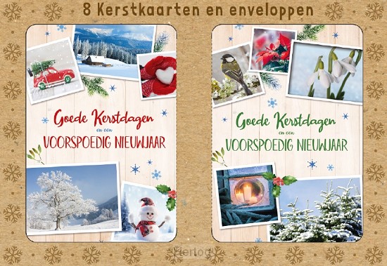 Doos Goede Kerstdagen en een Voorspoedig Nieuwjaar