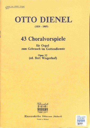 43 Choralvorspiele - Tweedehands Klavar
